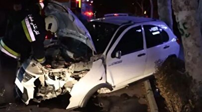 تصادف در مقابل چشمان معاون اول رئیس جمهور در یک مراسم افتتاح + فیلم