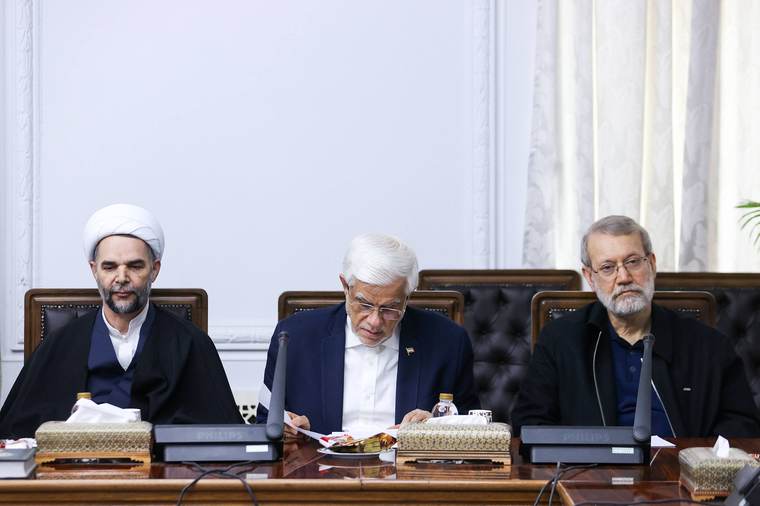 حضور علی لاریجانی در جلسه شورای‌ عالی هماهنگی اقتصادی