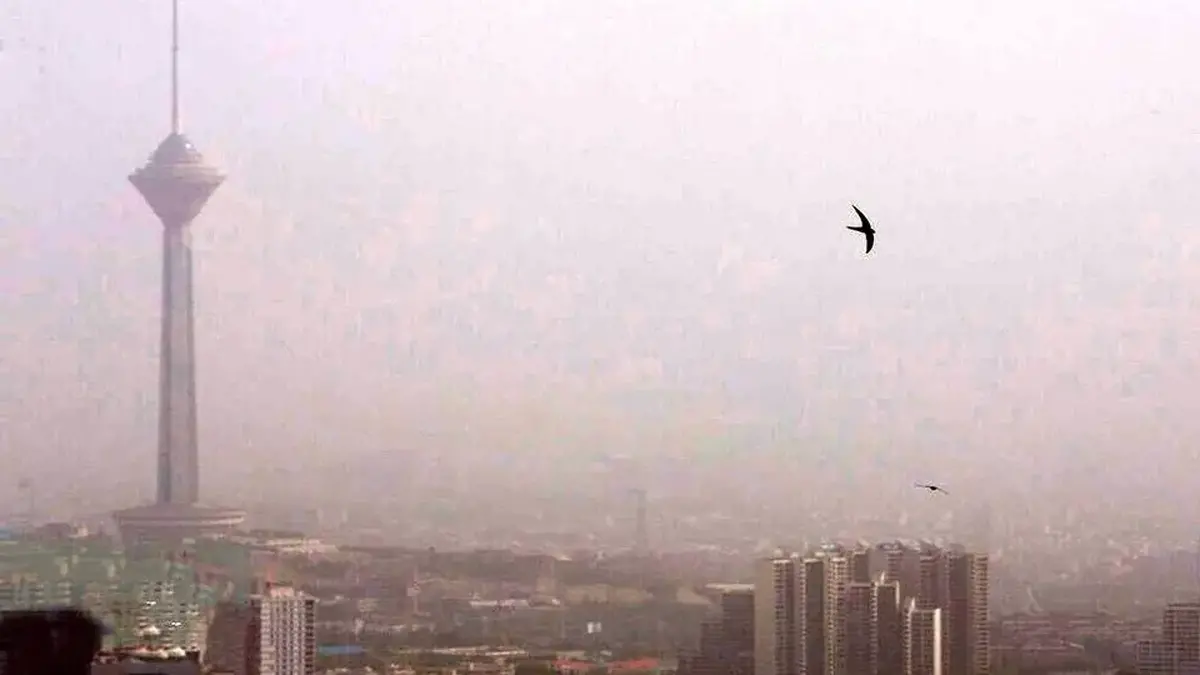 تصاویر هوایی هولناک از تهران دفن‌شده در دود+ عکس