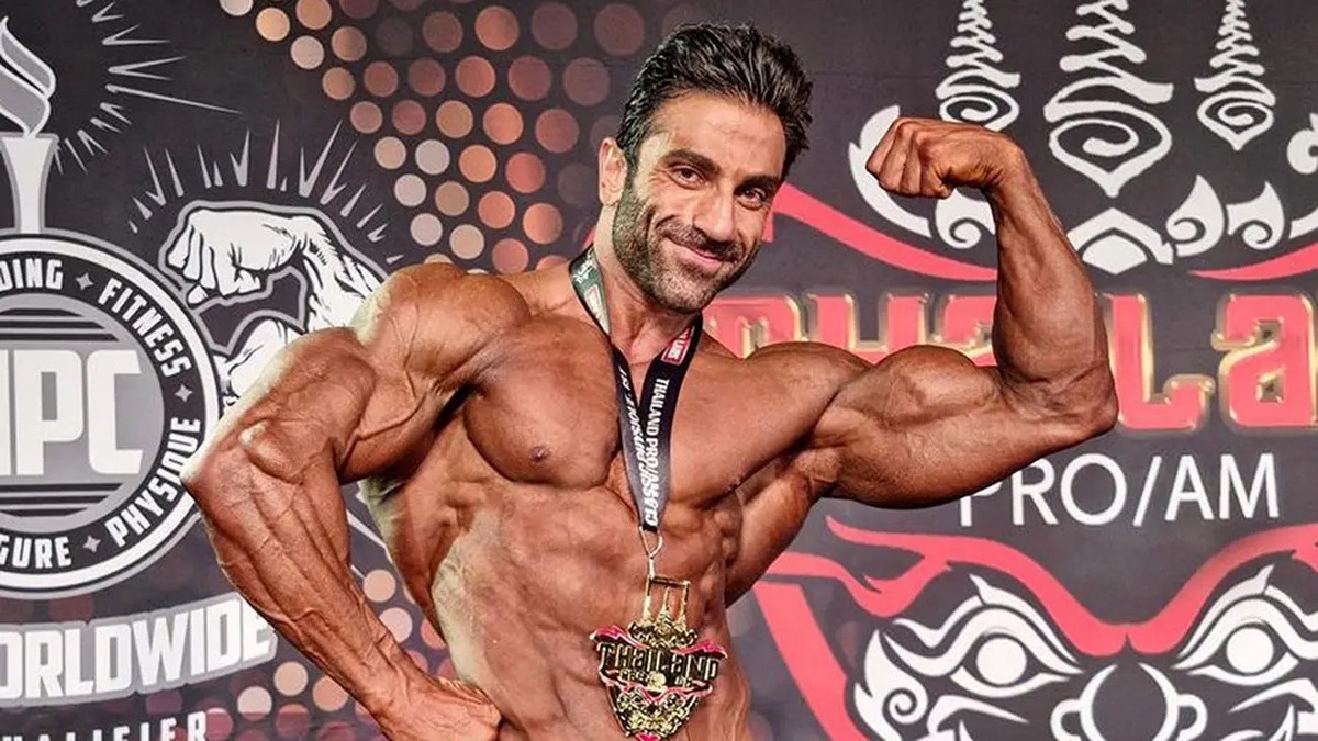 پای داریوش به مسابقات پرورش اندام باز شد + فیلم