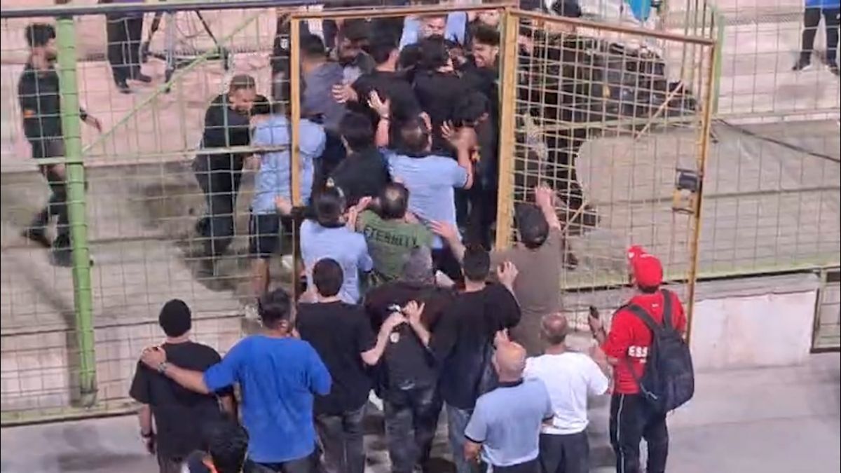 درگیری خونین پس از دیدار شهرداری نوشهر و نفت آبادان+ فیلم