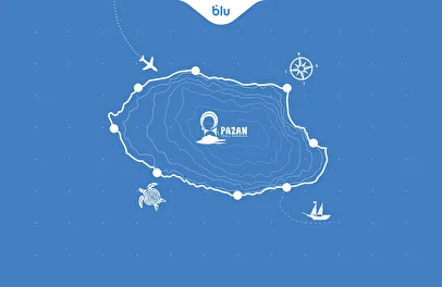 بلو، حامی ماراتن بزرگ کیش شد