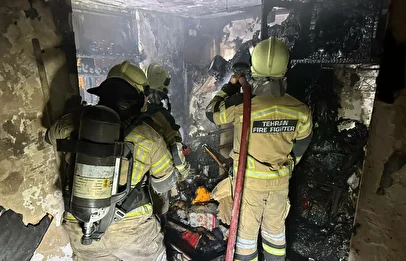 جزئیات آتش سوزی مجتمع مسکونی ۵۴ واحدی در شهرک راه آهن تهران