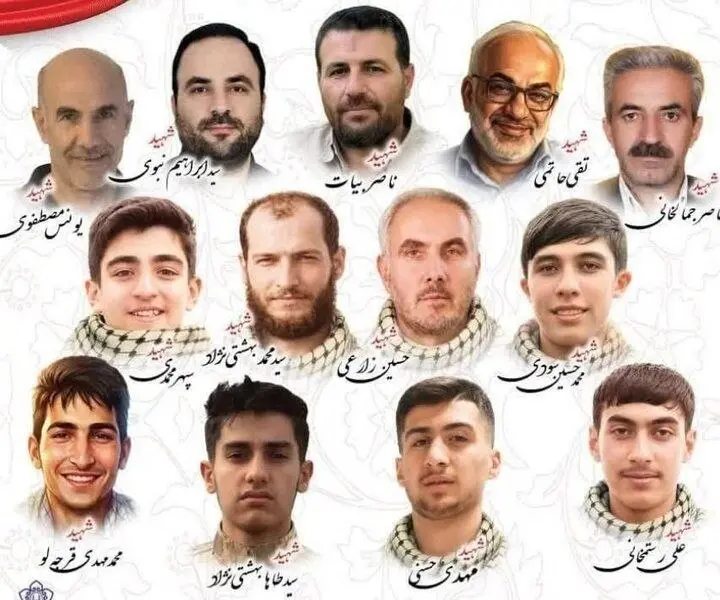 اسامی و تصاویر ۱۴ تن از شهدای دیروز زنجان اسامی و تصاویر ۱۴ تن از شهدای دیروز زنجان