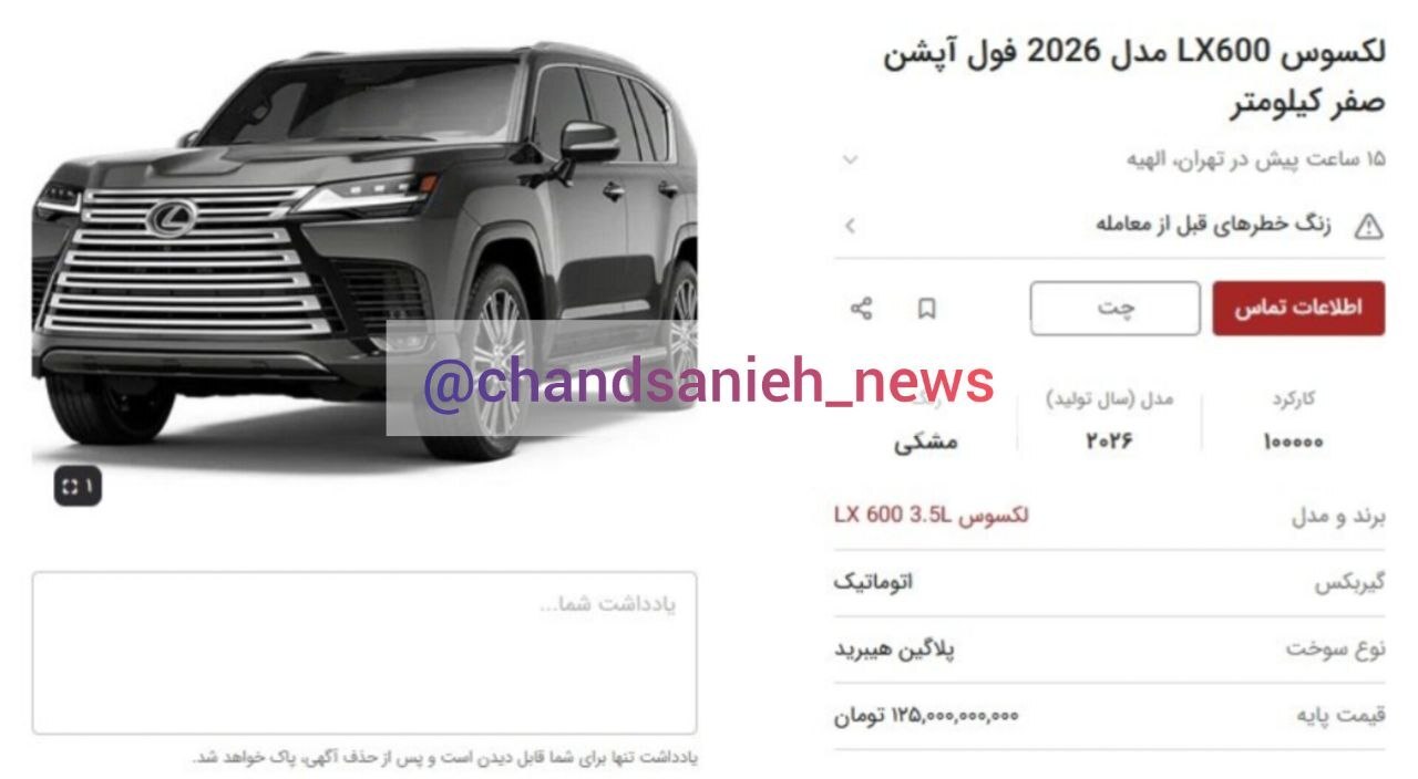 سود بادآورده ۱۵ میلیاردی برای خریداران این خودرو + عکس سود بادآورده ۱۵ میلیاردی برای خریداران این خودرو + عکس