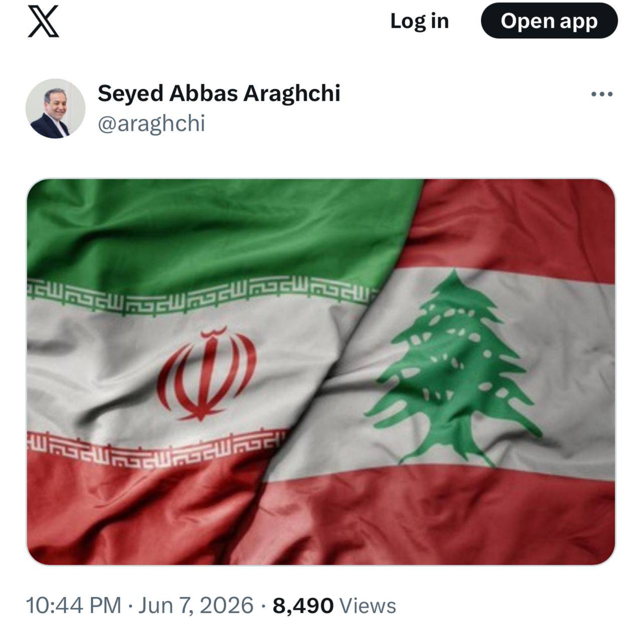فوری/ اولین توییت عراقچی پس از آغاز جنگ ایران و اسرائیل فوری/ اولین توییت عراقچی پس از آغاز جنگ ایران و اسرائیل