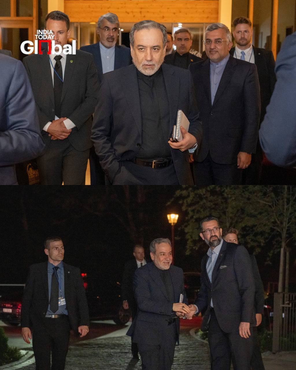 تصاویر جدید از ورود هیئت ایرانی به سوئیس + عکس