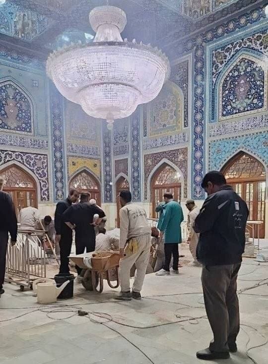 تصویری جدید از محل دفن رهبر شهید+ عکس