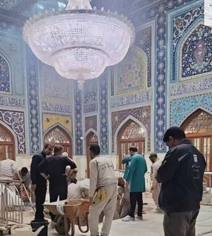 عکس مزار رهبر شهید انقلاب در مشهد / رواق دارالذکر حرم امام رضا (ع) کجاست؟