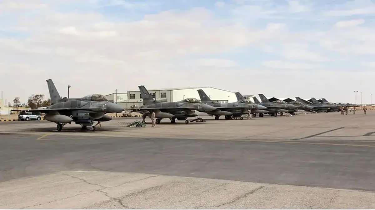 فوری / یک اسکادران جنگنده F-16 آمریکا در اردن مستقر شد