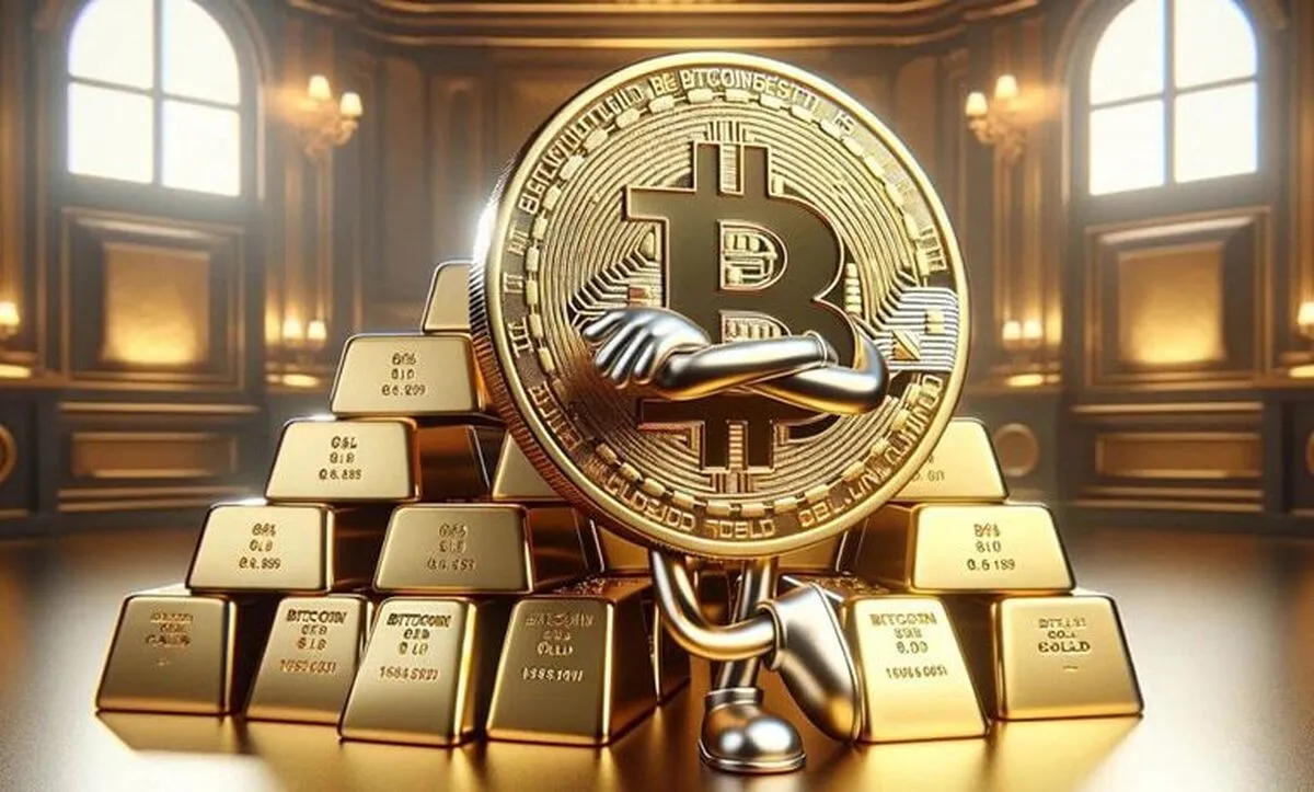 چشم‌انداز بازار؛ بیت کوین و طلای جهانی در بوته آزمایش شرایط بحرانی / آیا بیت کوین از روند صعودی طلای جهانی جا می‌ماند؟