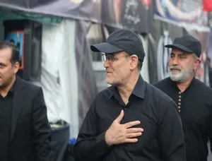 بازدید دکتر جمالی از روند خدمت‌رسانی موکب مؤسسه اعتباری ملل