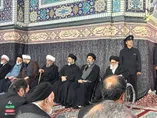 حضور فرزندان رهبر شهید انقلاب در مراسم چهلم + فیلم