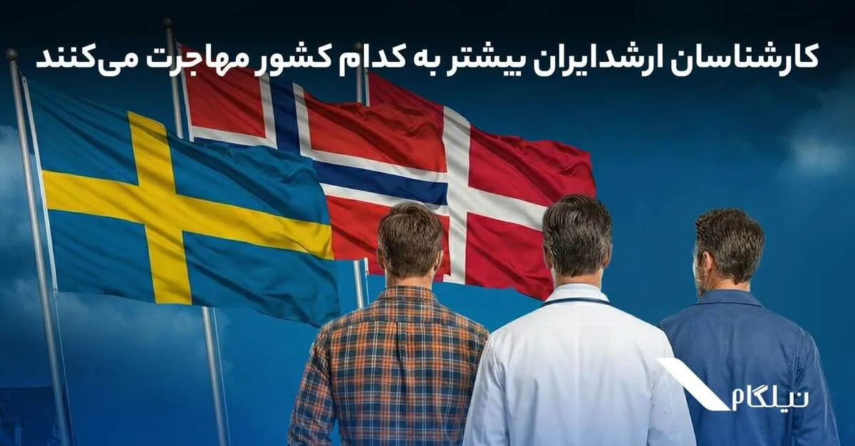 کارشناسان ارشد ایران بیشتر به کدام کشور مهاجرت می‌کنند