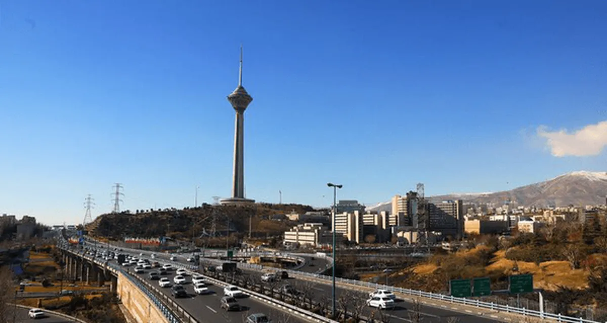 شاخص آلودگی هوای تهران امروز ۲۱ فروردین ۱۴۰۵/ هوای تهران نسبتا پاک است