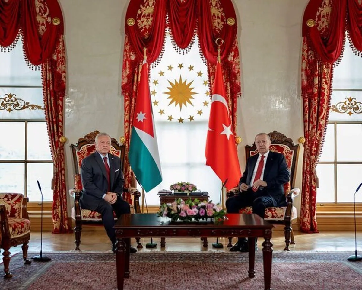رایزنی اردوغان و پادشاه اردن درباره پرونده ایران