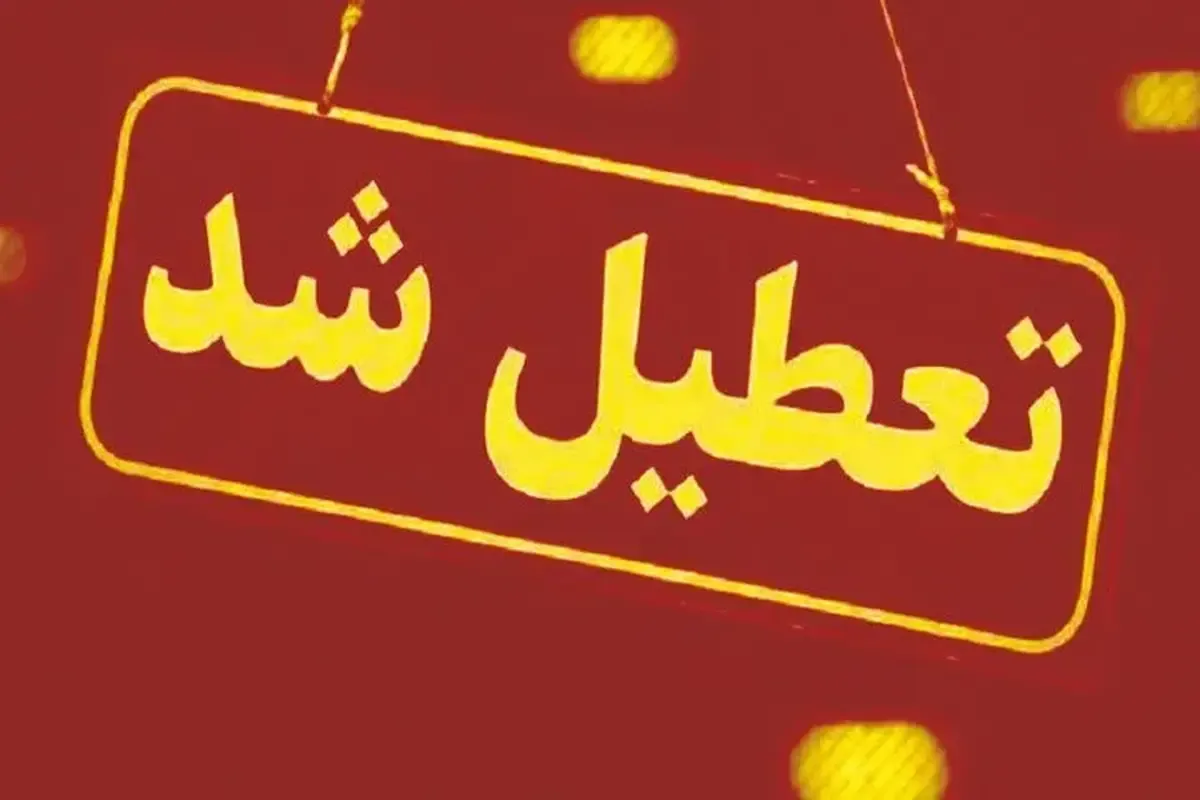 اینفوگرافیک/ برودت و سرمای هوا کدام استان‌ها را تعطیل کرد؟