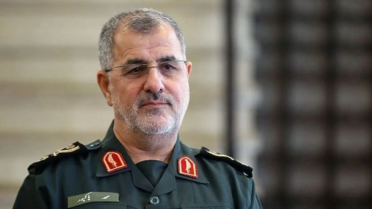 سرلشکر پاکپور لباس رزم پوشید + عکس