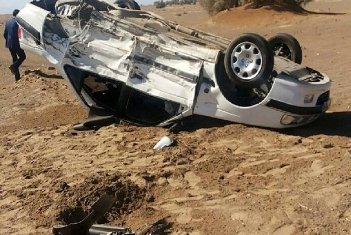 ۳ کودک در میان ۶ مصدوم واژگونی پژو پارس