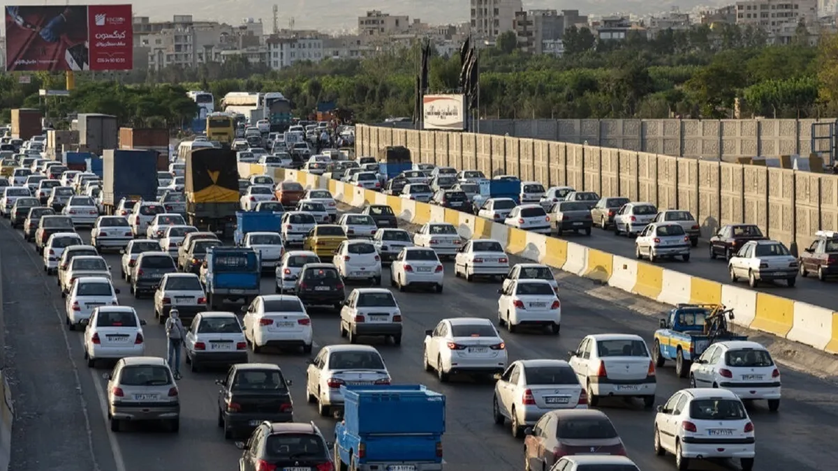 جزئیات ترافیک سنگین در ورودی‌های غربی و شرقی تهران