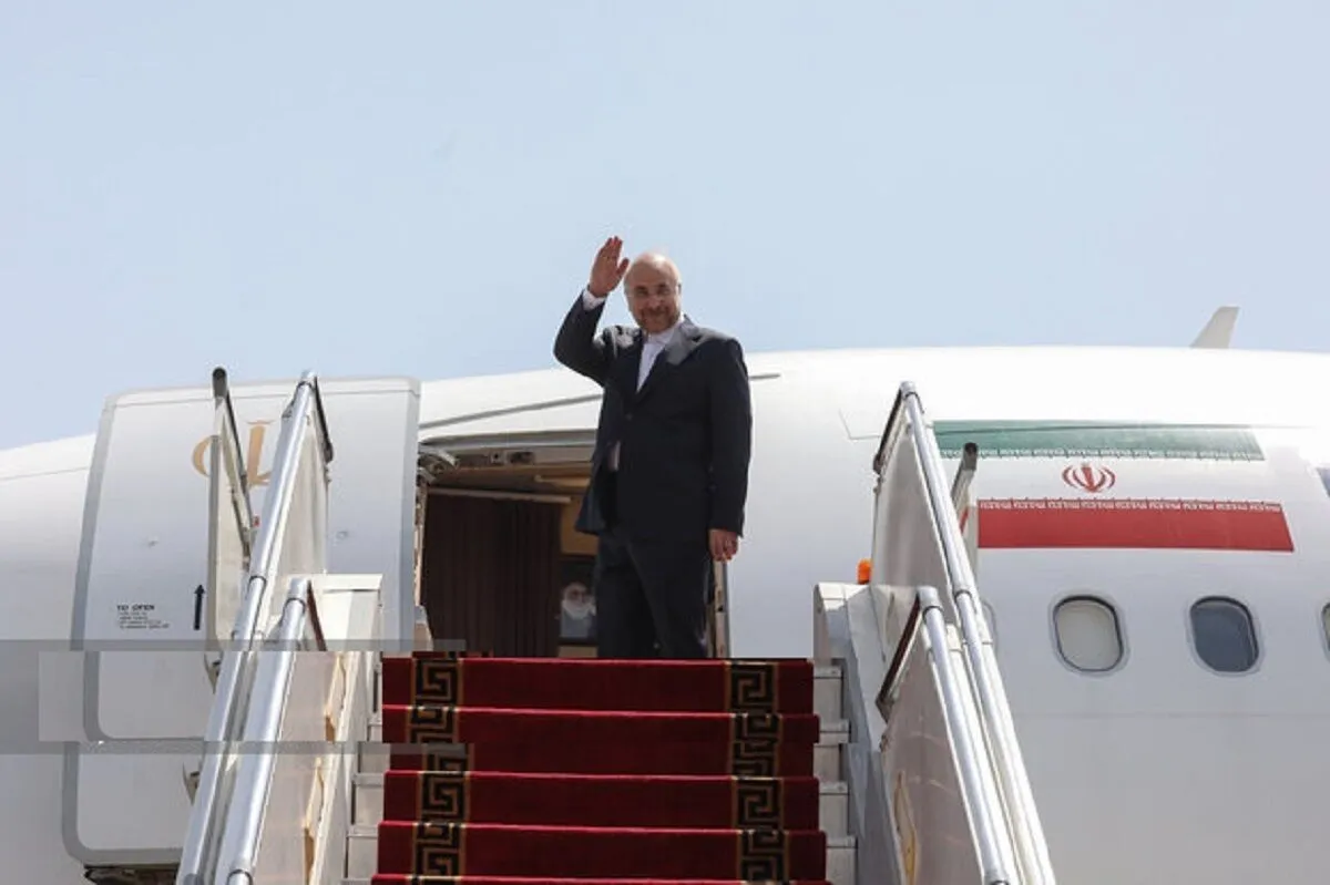 Ghalibaf heads to St. Petersburg to attend BRICS Parl. Forum