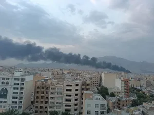 فوری / ستون دود و آتش‌سوزی گسترده در هرمزگان