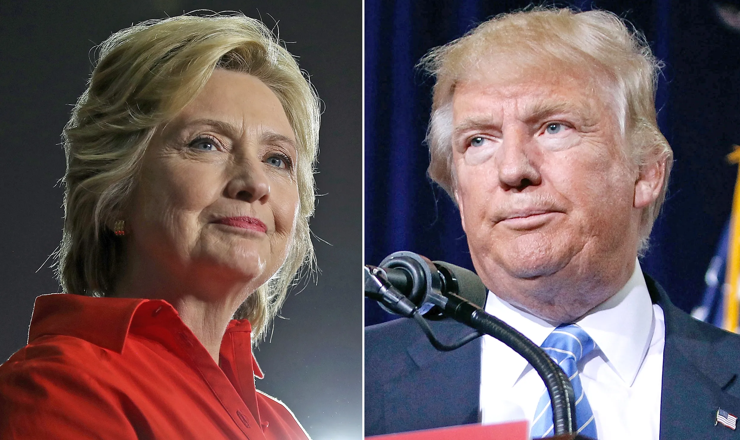 Clinton Confronts E-Mail Questions, Trump Defends Temperament