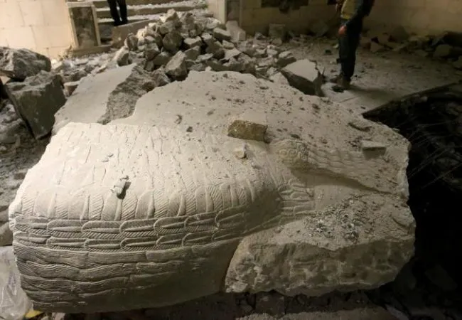 Scars of looting, destruction all that remain at Mosul museum