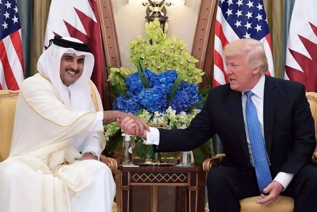 تماس تلفنی رئیس جمهور آمریکا با امیر قطر