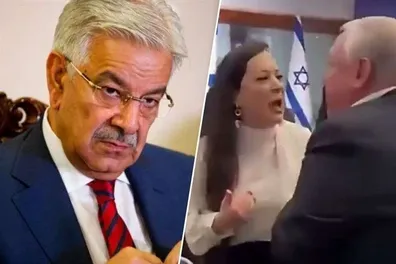 خشم-اسرائیل-از-اقدام-عجیب-وزیر-دفاع-پاکستان-فیلم-خواجه-آصف-جنجالی-شد