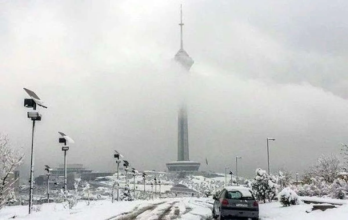 تهران برفی شد