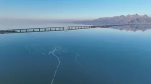تصویری خوشحال کننده از دریاچه ارومیه