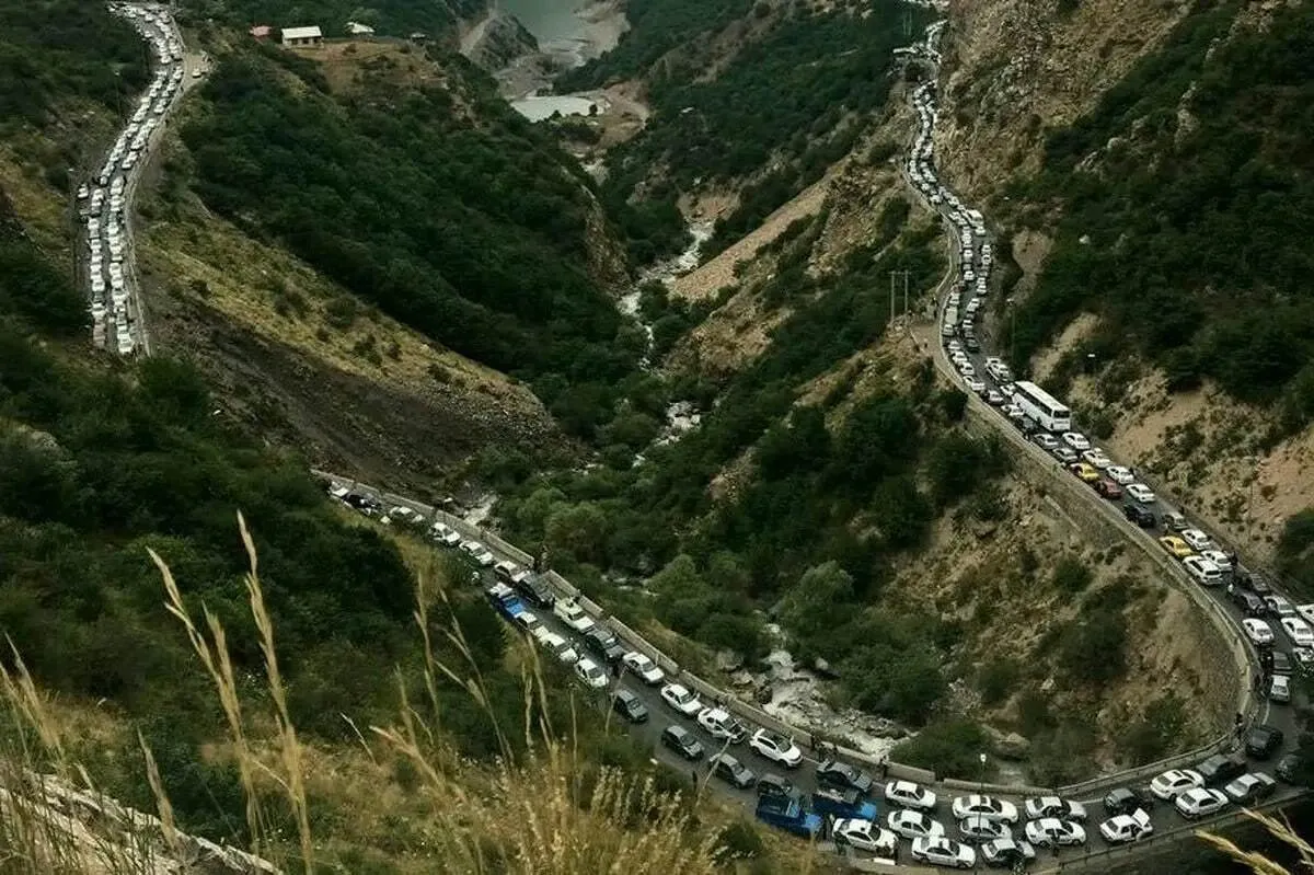 تردد در جاده چالوس غیرممکن شد