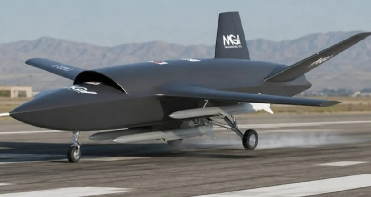 شاهکار بریتانیا در ساخت پهپاد رزمی / پهپاد T-022 Vortex فناوری فرمول یک رونمایی شد