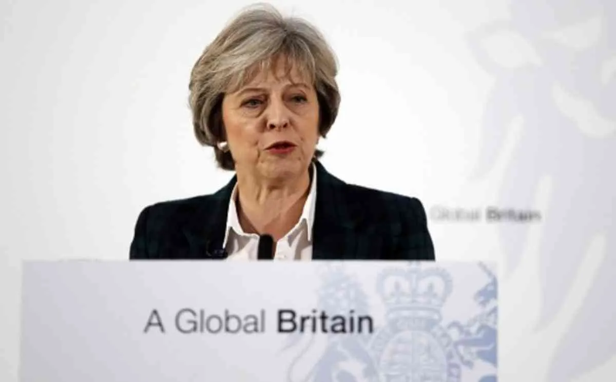 UK PM May says EU repeal bill best way to avoid Brexit 'cliff edge'