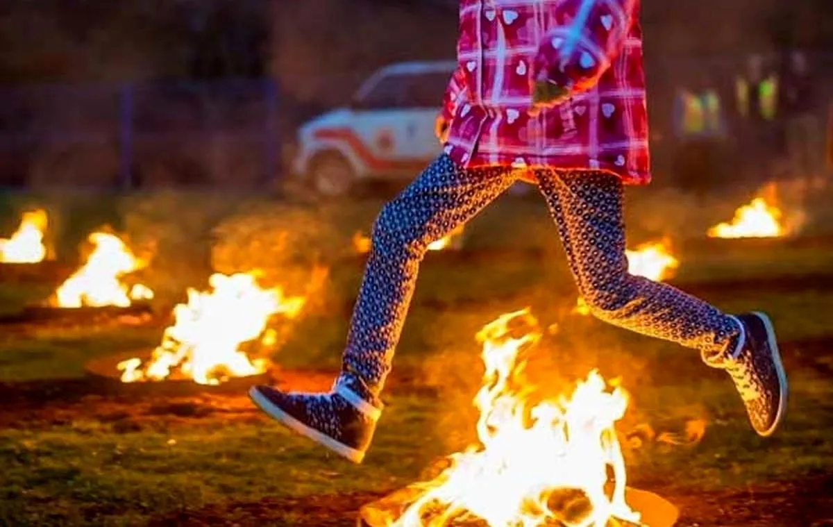 Chaharshanbeh-Suri; fire festivity in Iran
