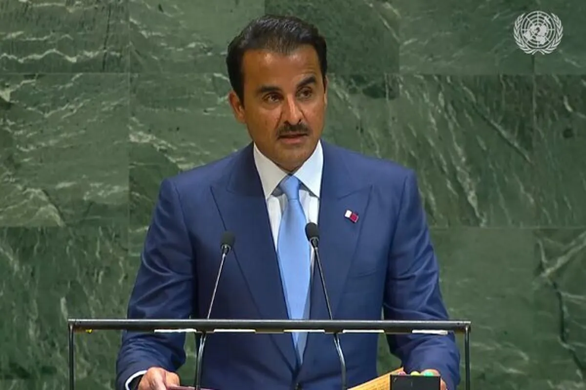 امیر قطر در مجمع عمومی سازمان ملل: حمله به قطر «تروریسم دولتی» است