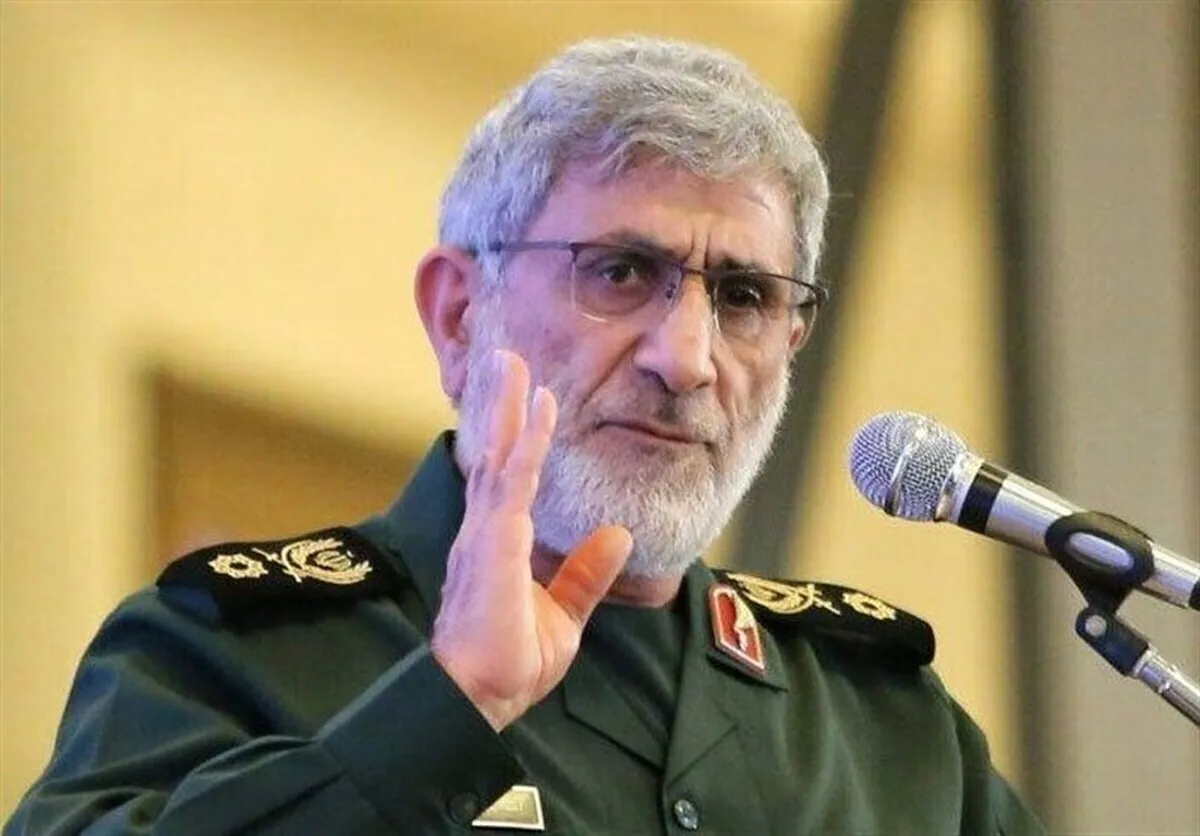 فوری/ فرمانده نیروی قدس سپاه پیام جدید صادر کرد