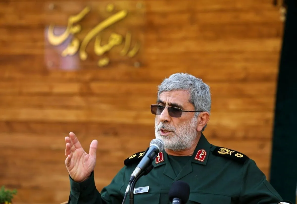فوری/ پیام مهم سردار قاآنی منتشر شد
