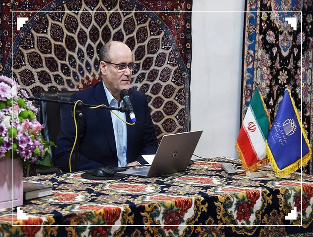 بازدید مدیرعامل مؤسسه اعتباری ملل و برگزاری آیین بزرگداشت شرکت سهامی فرش ایران