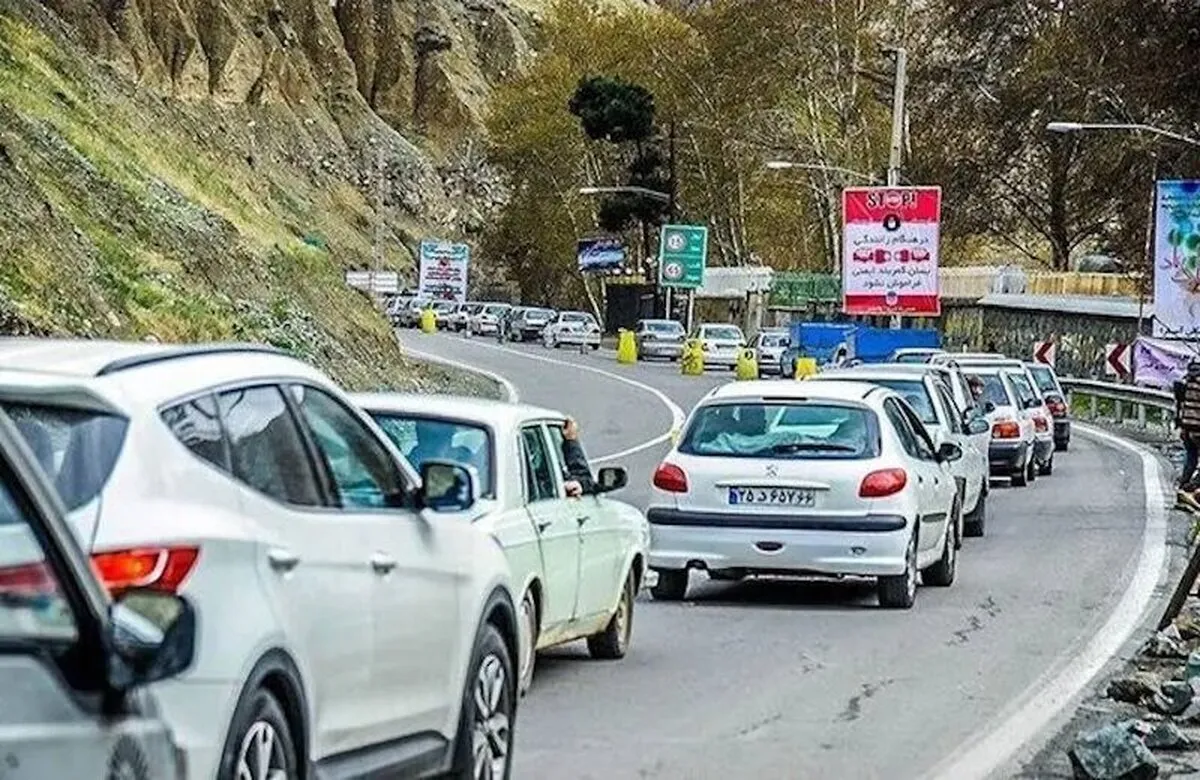 جاده چالوس یک طرفه شد/ ترافیک سنگین در این محورها