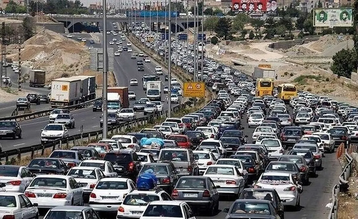 ترافیک سنگین در آزادراه تهران-کرج و قزوین / رانندگان مراقب باشند