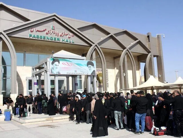 جمیعت عجیب در مرز مهران + فیلم