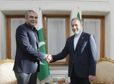 Pakistan interior minister meets Foreign Minister Araghchi in Tehran