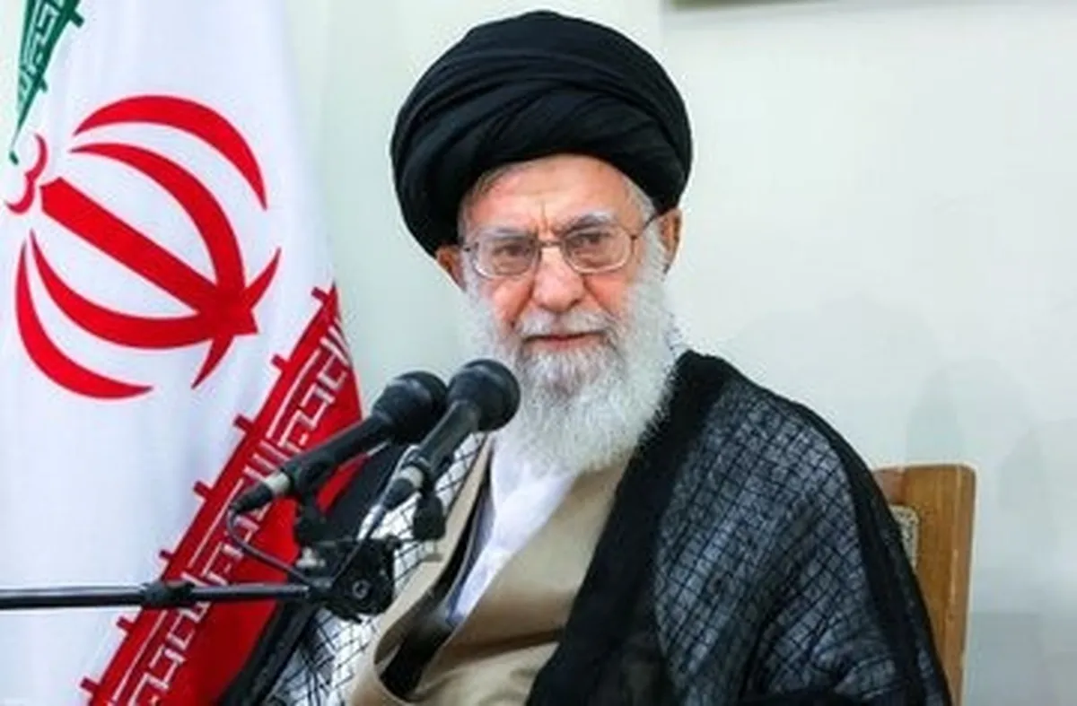 صفحه اول وب سایت khamenei.ir بعد از شهادت رهبر انقلاب