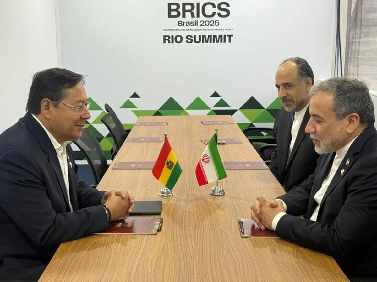 دیدار عراقچی با رئیس جمهور بولیوی