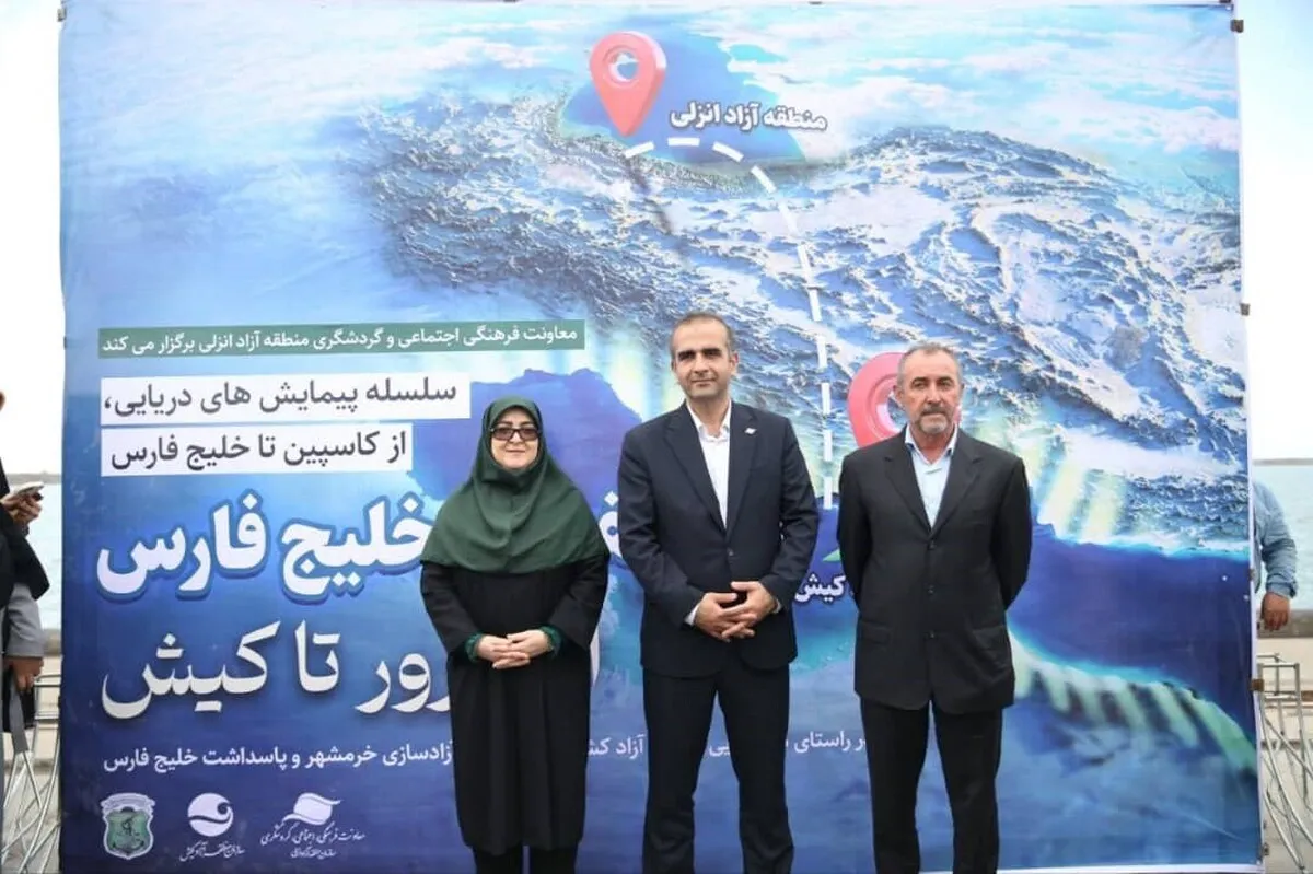 رویداد ملی «سفیران خلیج‌فارس» با مشاركت پیشكسوت گیلانی قایقرانی و پاروزنی از فارور تا كیش