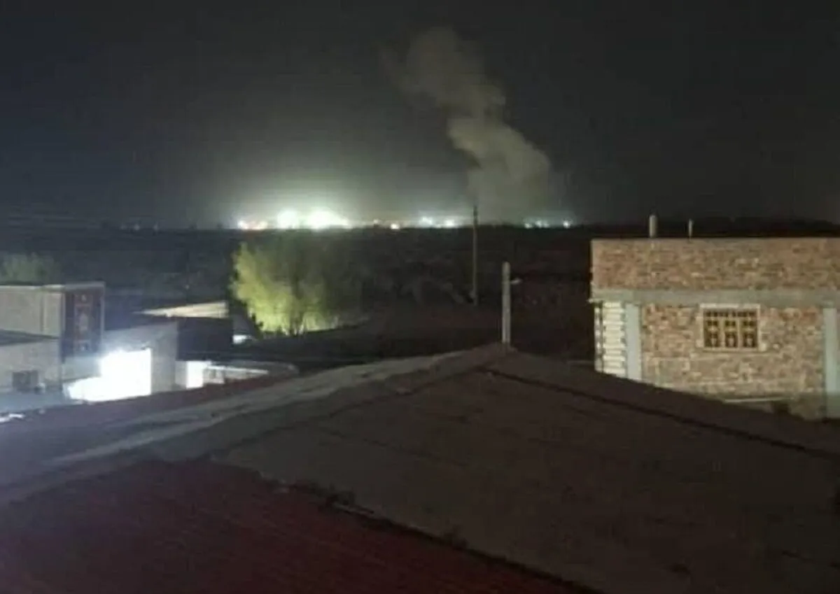شنیده شدن صدای انفجار در نقاطی از ایرانشهر