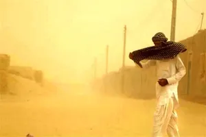 طوفان ۱۰۰ کیلومتری در سیستان و بلوچستان