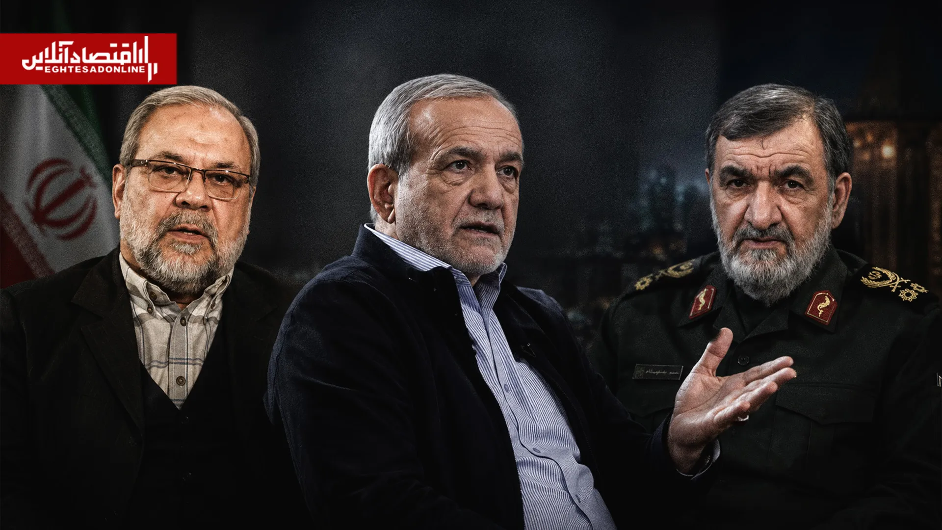 پزشکیان و رضایی و ذوالقدر
